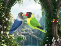 Escape Love Birds From Forest