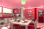 Fruit Kitchens No. 22 Raspberry Red