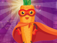 Jocund Super Hero Carrot Escape